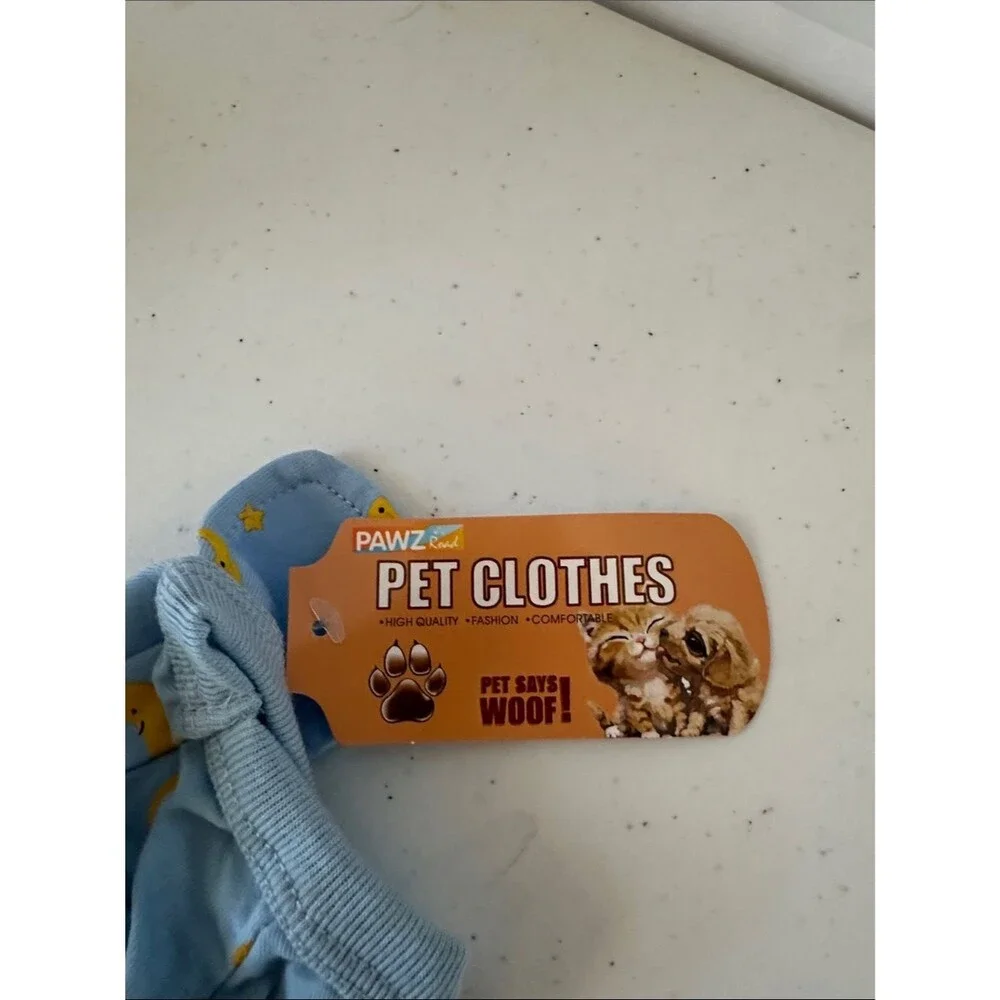 Pawz Road Baby Blue Dog Pajamas Size Small Adorable Pet Loungewear